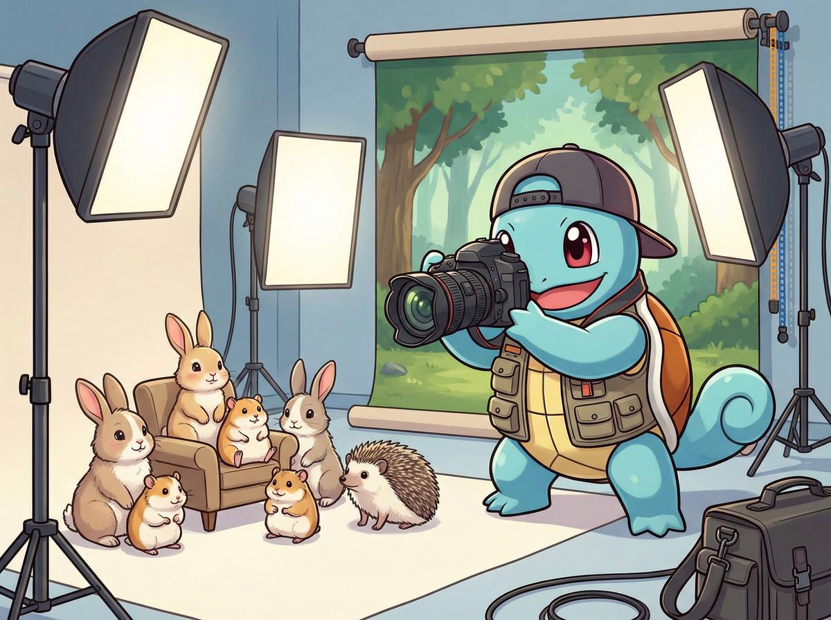 网红摄影师工作视频